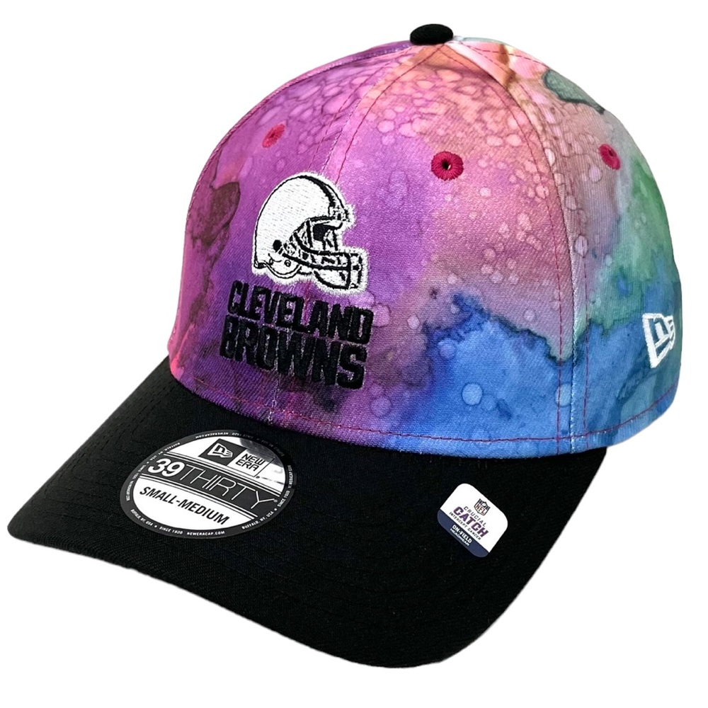 Cleveland Browns New Era 39THIRTY NFL Crucial Catch Fitted Hat
